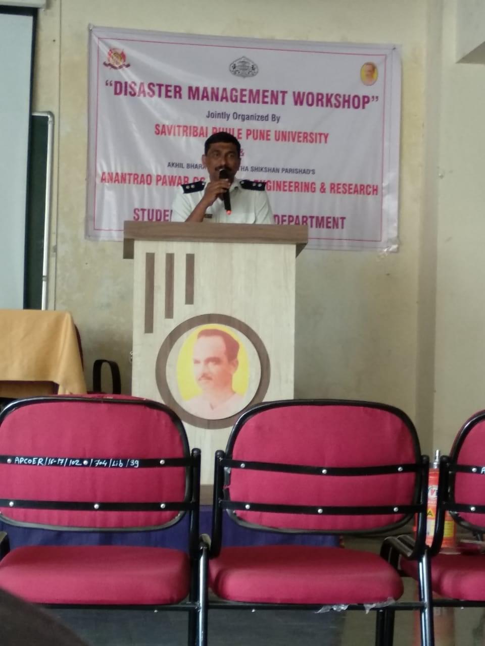 Anantrao Pawar College of Architecture Pune Fire fighting system study site visit and NDRF
workshop photo 6